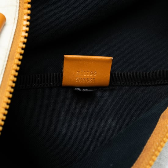Bolso plano con cremallera Gg Supreme Heritage logo de segunda mano - Image 5