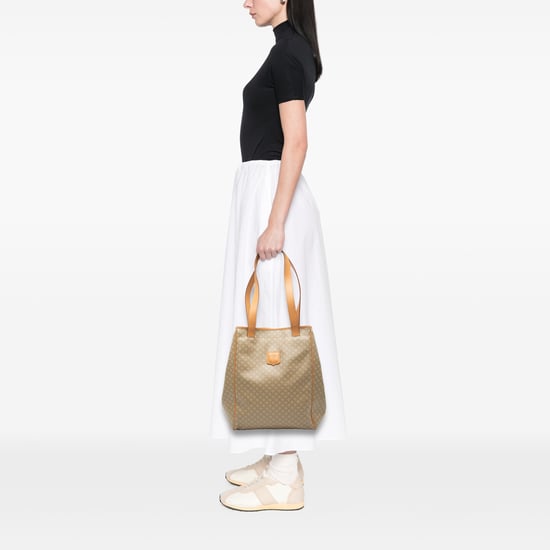 Bolso Tote de Lona Recubierta de Macadam de Segunda Mano - Image 6