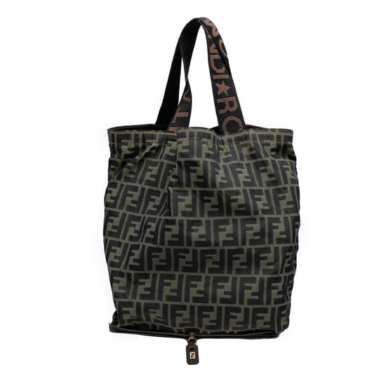 Bolso plegable de lona y nailon Zucca de segunda mano - Image 1
