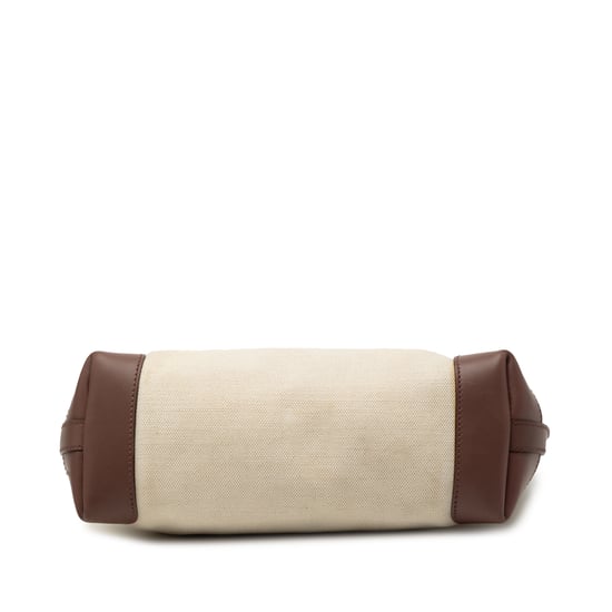 Bolso de artesanía de lona pequeño con logotipo de segunda mano - Image 4