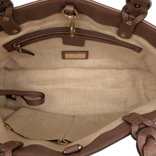 Bolso de artesanía de lona pequeño con logotipo de segunda mano - Image 5