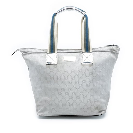 Tote de Lona Gg Web de Segunda Mano - Image 1