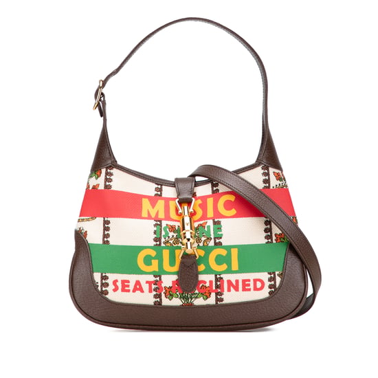 Bolso cruzado pequeño de lona 100 Centenario Música Jackie 1961 de segunda mano - Image 1