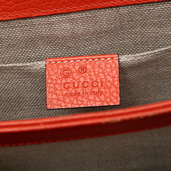 Cartera cruzada de piel de ternera de pequeño dólar de segunda mano con logo intrecciato G - Image 5