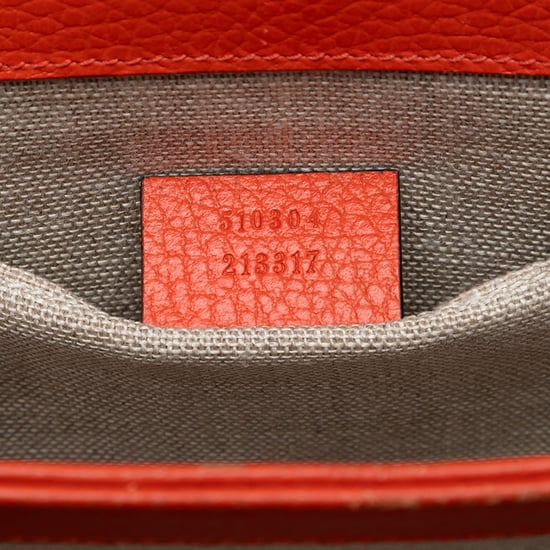 Cartera cruzada de piel de ternera de pequeño dólar de segunda mano con logo intrecciato G - Image 6