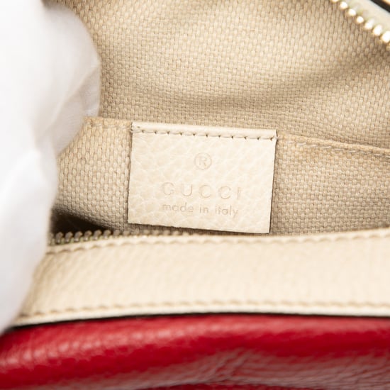 Bolso Crossbody Soho Disco de Cuero Tricolor Pequeño de Segunda Mano - Image 5