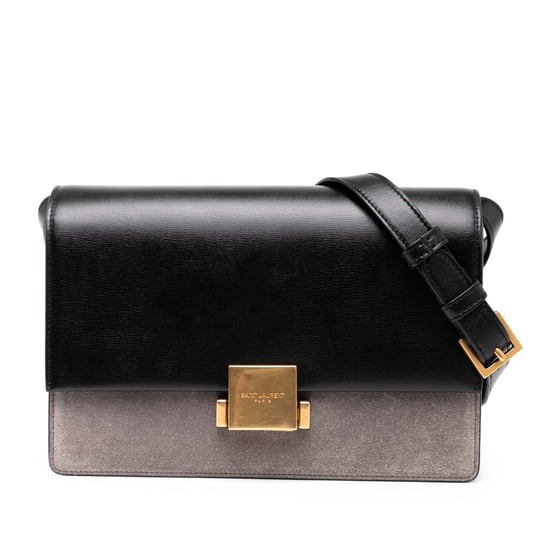 Bolso Bellechasse de piel de ternera y ante de segunda mano, tamaño mediano - Image 1