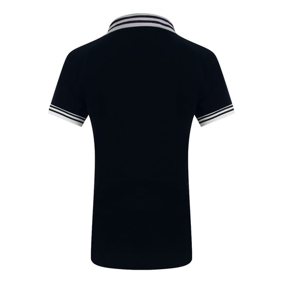 Polo Azul Marino Con Logo De Corazón Pequeño De Love Moschino - Image 2
