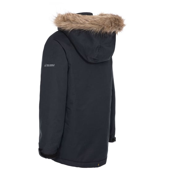 Trespass Childrens/Kids Upbeat Parka (Black) - Image 2