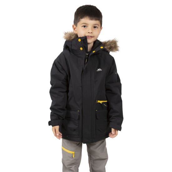 Trespass Childrens/Kids Upbeat Parka (Black) - Image 3