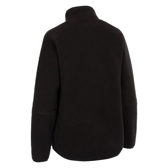 Trespass Womens/Ladies Quake Leather Trim Fleece Jacket (Black) - Image 2