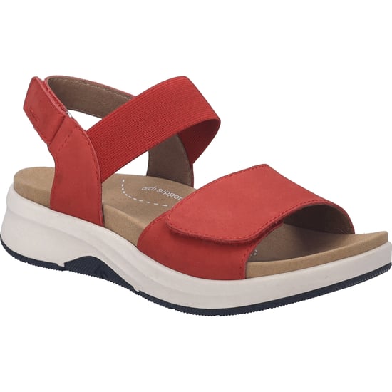JOSEF SEIBEL Señoras Sandalia Estelle 13 en rojo - Image 1