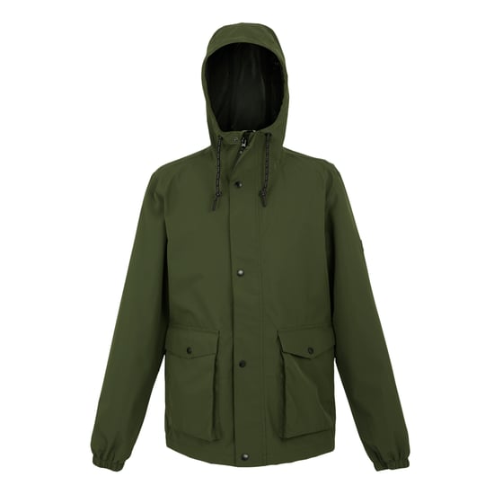 Regatta Mens Bayano II Waterproof Jacket (Dark Khaki) - Image 1