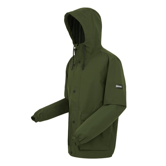 Regatta Mens Bayano II Waterproof Jacket (Dark Khaki) - Image 3