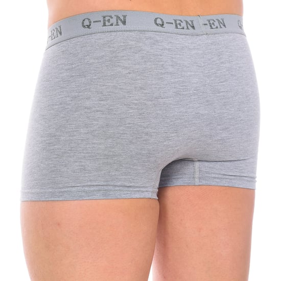 Paquete de 3 bóxers de algodón bambú elástico para hombres Q501 - Image 3