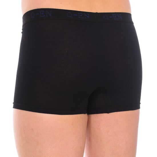Paquete de 3 bóxers de algodón bambú elástico para hombres Q501 - Image 4