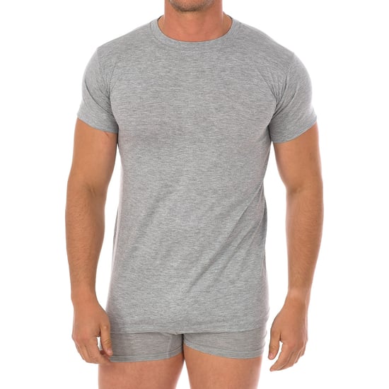 Camiseta interior de algodón de manga corta para hombre Q1003 - Image 1