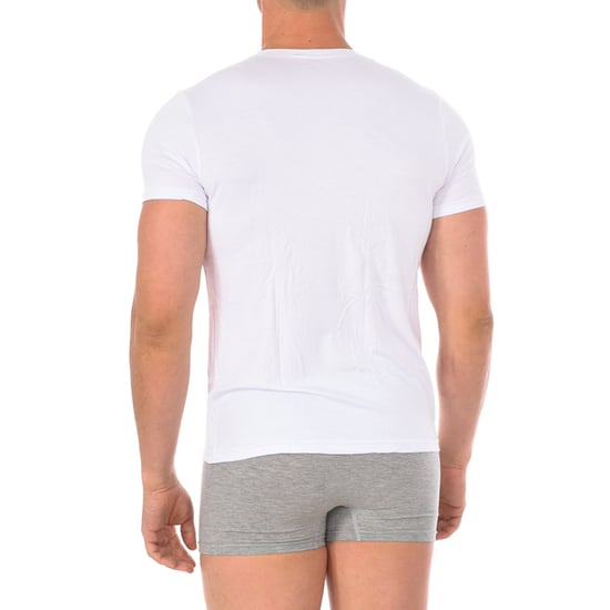 Camiseta interior de manga corta para hombre de bambú Q603 - Image 3