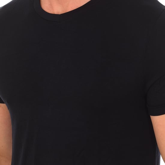 Camiseta Interior de Manga Corta para Hombre de Bambú Q603 - Image 2