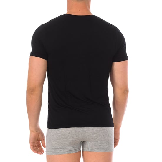 Camiseta Interior de Manga Corta para Hombre de Bambú Q603 - Image 3