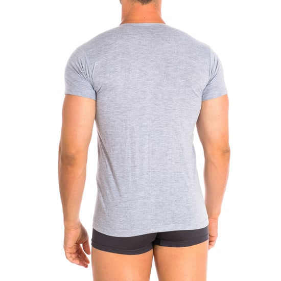 Camiseta interior de algodón de manga corta para hombre Q1002 - Image 3