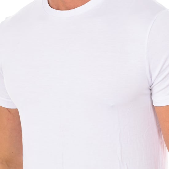 Camiseta Interior de Manga Corta para Hombre de Bambú Q602 - Image 2