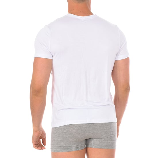 Camiseta Interior de Manga Corta para Hombre de Bambú Q602 - Image 3