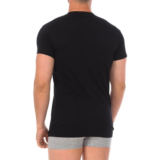 Camiseta Interior de Algodón para Hombre de Manga Corta Q1003 - Image 3