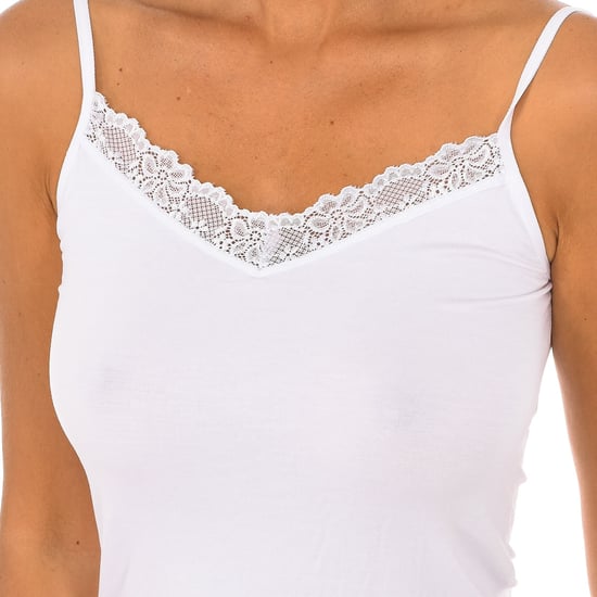 Top de Encaje de Bambú para Mujeres Q705 - Image 2
