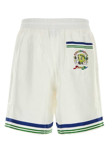 Bermudas de Satén Blancas - Image 2