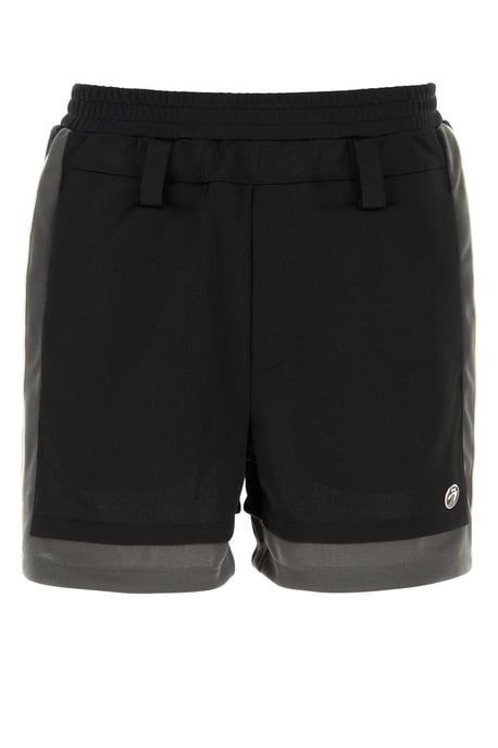 Bermudas de poliéster negras - Image 1