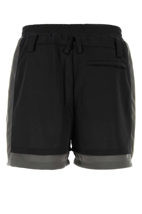 Bermudas de poliéster negras - Image 2