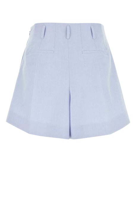 Pantalones Cortos de Algodón Azul Polvo - Image 1