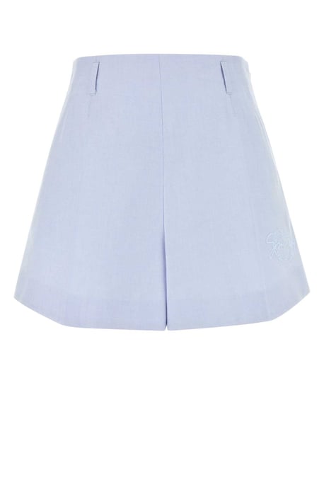 Pantalones Cortos de Algodón Azul Polvo - Image 2