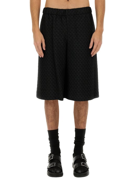Shorts de Mezcla de Viscosa Negros - Image 1