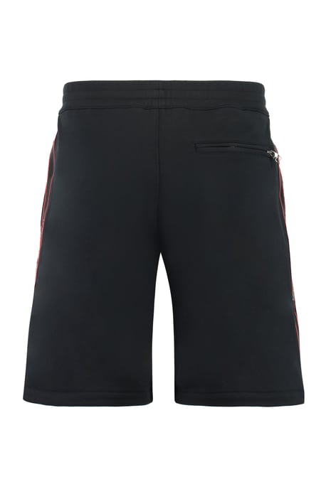 Pantalones cortos de algodón negros tipo bermuda - Image 1