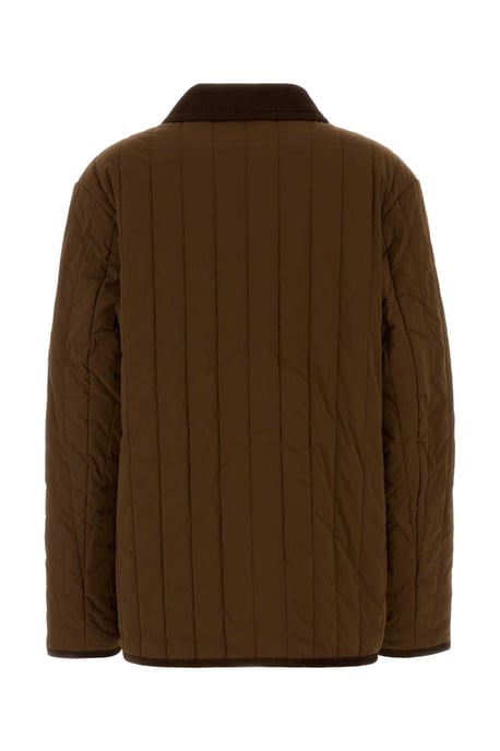 Chaqueta Leone de nailon elástico marrón - Image 2