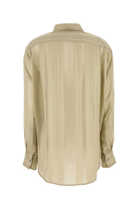 Camisa de seda caqui - Image 2