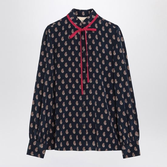 Camisa de Seda con Estampado de Paisley - Image 1