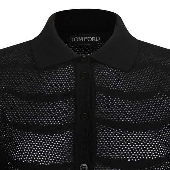 Camisas de seda de algodón negro - Image 3