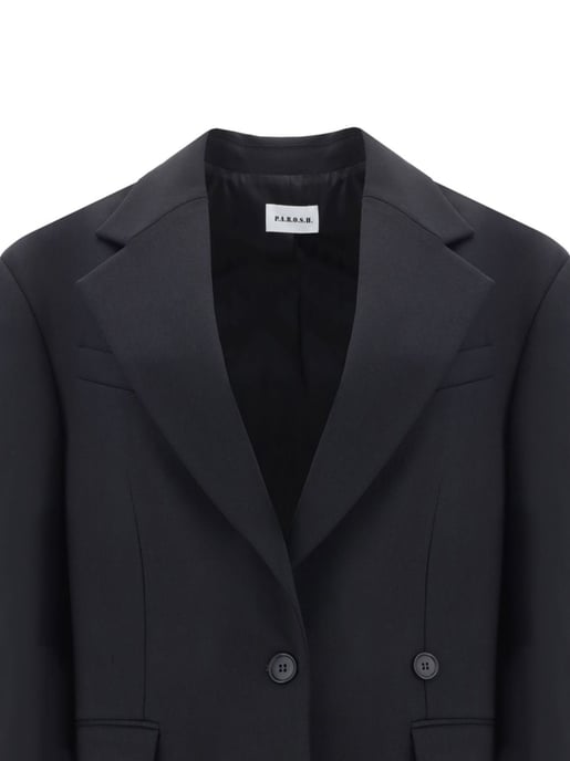 Blazer de lana de un solo botón - Image 2