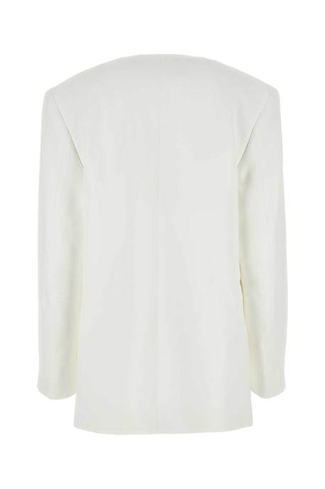 Blazer de Viscosa Blanca - Image 1