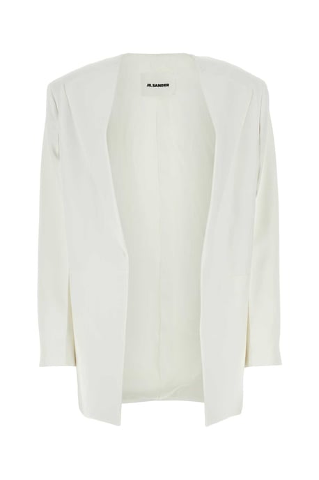 Blazer de Viscosa Blanca - Image 2