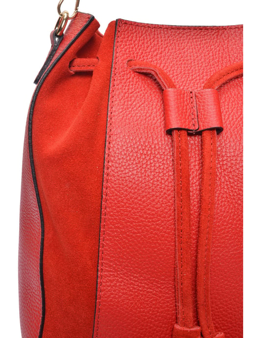 Roberta M Rojo Bolso de cuero - Image 3