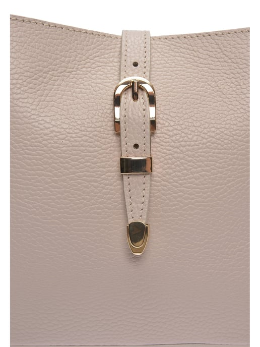 Roberta M Beige Bolso de cuero - Image 3