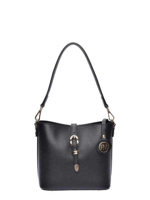 Roberta M Negro Bolso de cuero - Image 1
