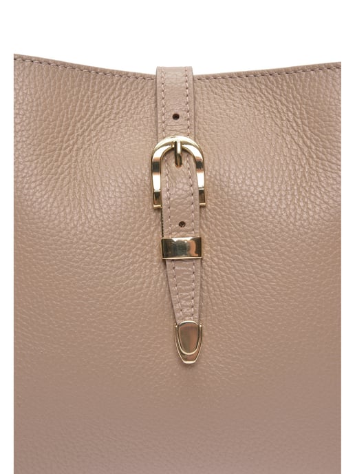 Roberta M Beige Bolso de cuero - Image 3