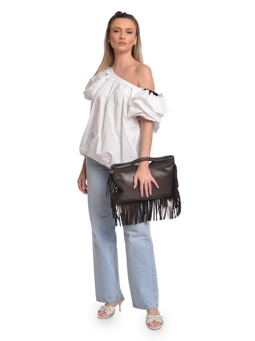 Isabella Rhea Granate Bolso de cuero - Image 5