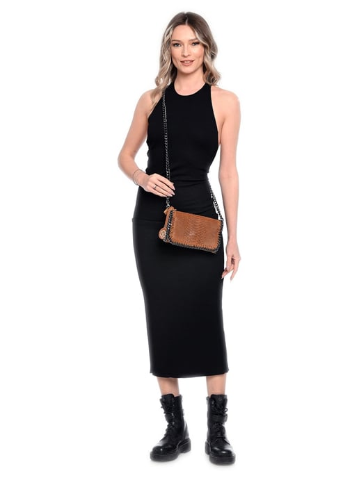 Luisa Vannini Brown Bolso de cuero - Image 5