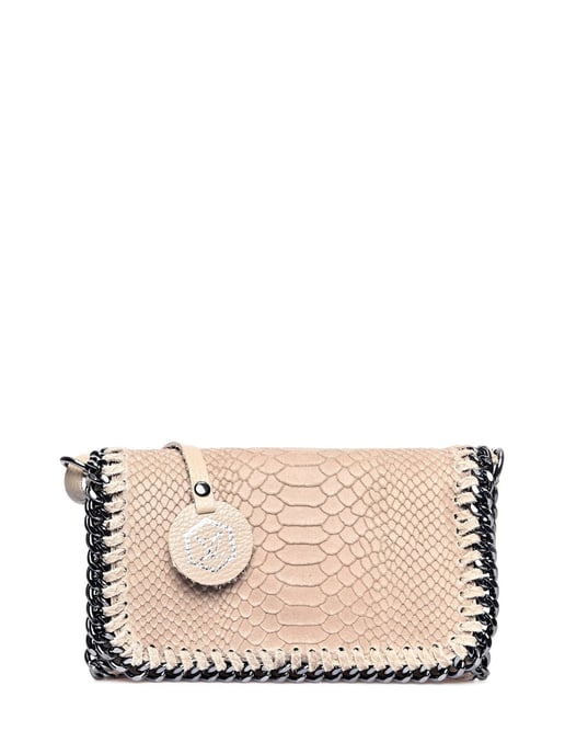 Luisa Vannini Beige Bolso de cuero - Image 1
